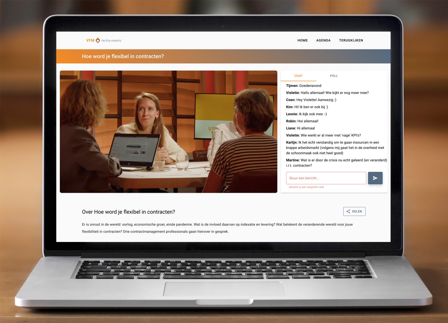 Voorbeeld webinar software