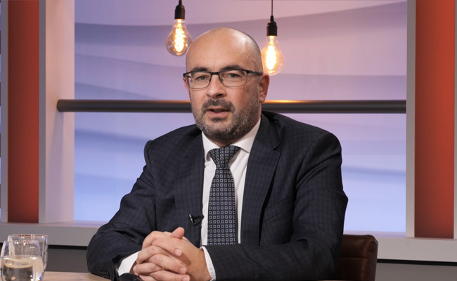 Spreker in online talkshow