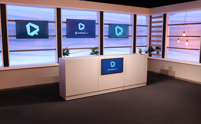 Webinar studio desk
