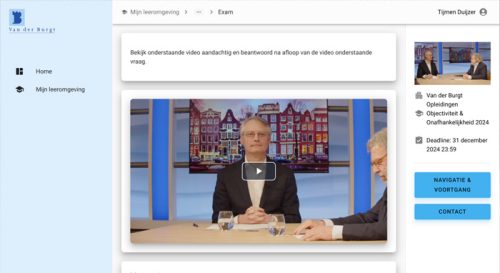 E-learning platform